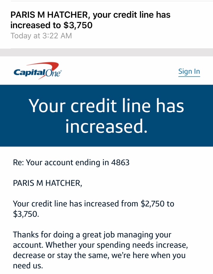 How My Credit Limit Increased By Thousands In Just One Year